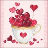 Cup of Hearts Napkins