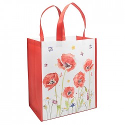 Poppy Field Reusable Shopping Bag