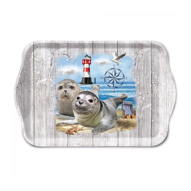 Seal Couple Small Tray