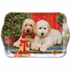 Dogs at the Door Small Tray