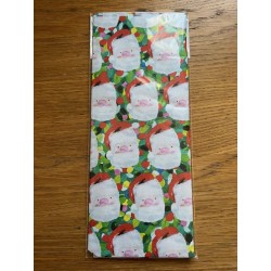 Glick Santas Faces Luxury Tissue Paper 4 Sheets