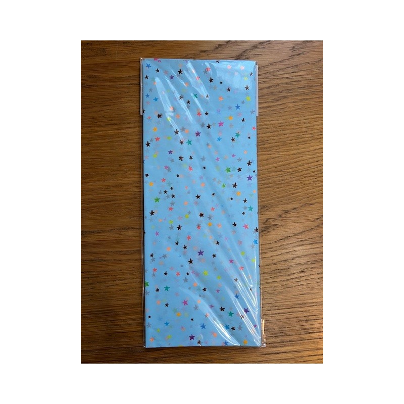 Glick Small Stars Blue Luxury Tissue Paper 4 Sheets