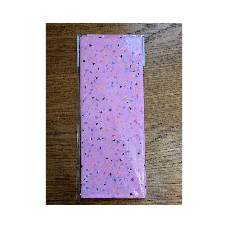 Glick Small Stars Pink Luxury Tissue Paper 4 Sheets