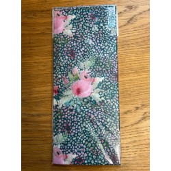 Glick Teal Floral Luxury Tissue Paper 4 Sheets