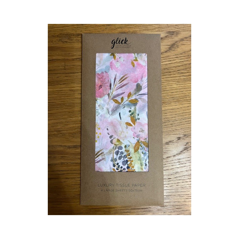 Glick Summer Blossom Luxury Tissue Paper 4 Sheets Cdbd