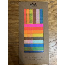 Glick Bright Rainbow Blocks Luxury Tissue Paper 4 Sheets