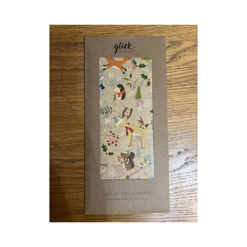 Glick In the Woods Luxury Tissue Paper 4 Sheets