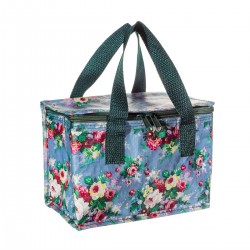 Delphne Blue Vintage Rose Lunch Bag