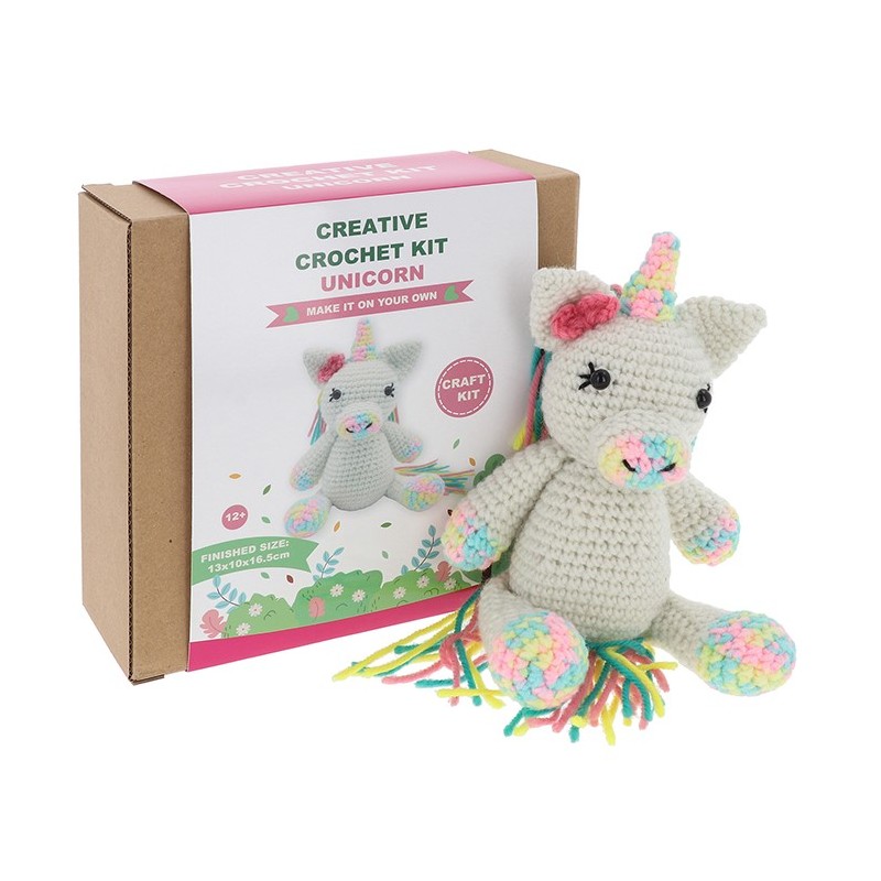 Unicorn Creative Crochet Kit for 12+