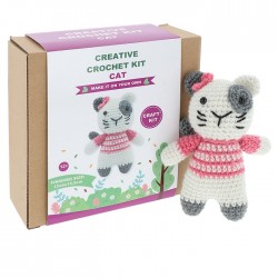 Cat Creative Crochet Kit for 12+
