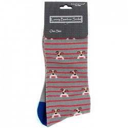 Equilibrium Bamboo Socks For Men Grey Dog
