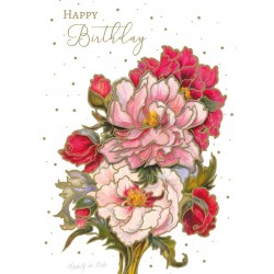 Decoupage Birthday Greeting Card Roses