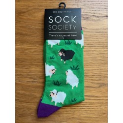 Sheep Green Socks