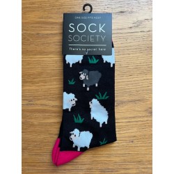 Sheep Black Socks