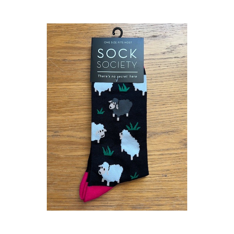 Sheep Black Socks