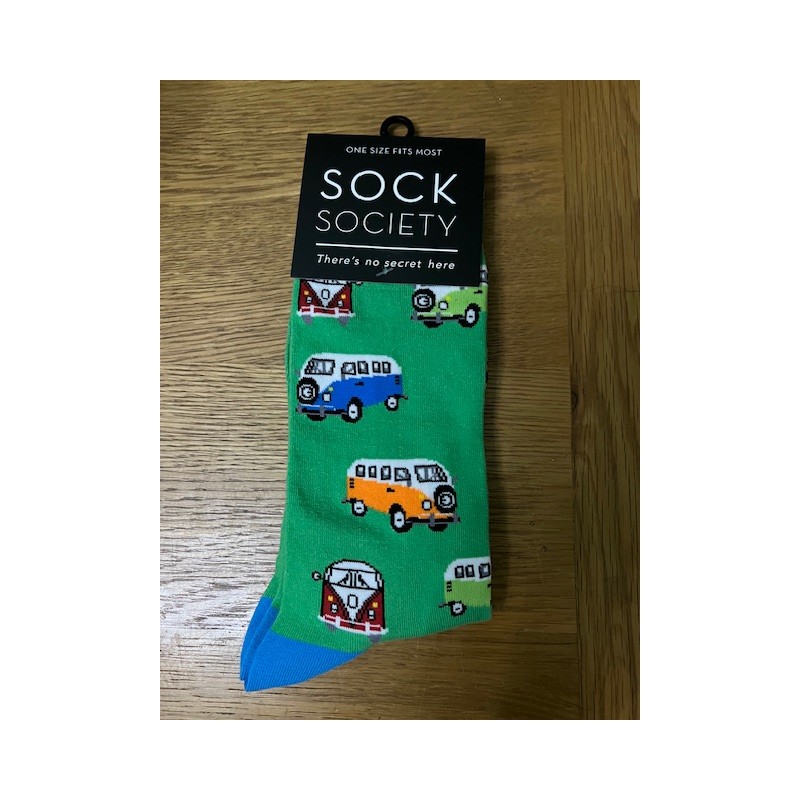 Camper van Green Socks