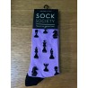 Chess Lilac Socks