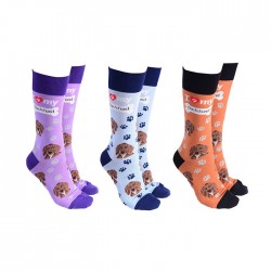 Dachshund Lilac Socks