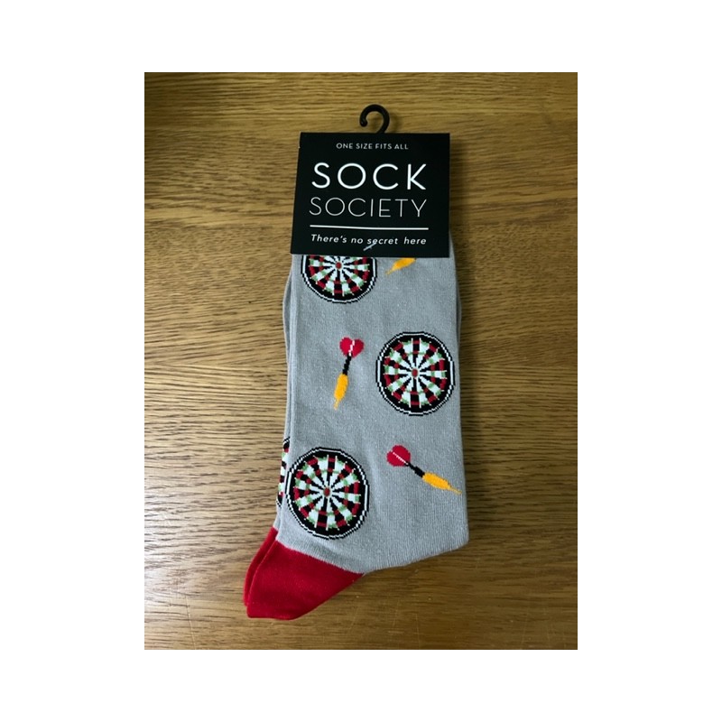 Darts Grey Socks