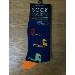 Sock Society Navy Trucks Socks