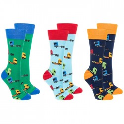 Sock Society Green Trucks Socks