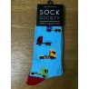 Sock Society Pale Blue Trucks Socks