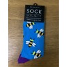 Sock Society Bumble Bee Blue  Socks