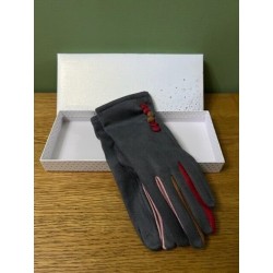 Equilibrium Boxed Gloves - Grey Coloured Fingers