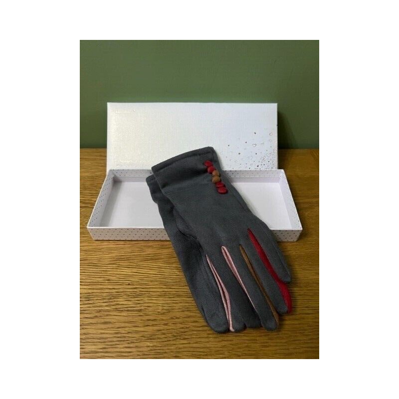 Equilibrium Boxed Gloves - Grey Coloured Fingers