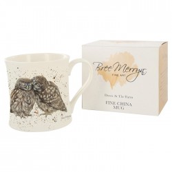 Bree Merryn Posh and Pecks Owl Fine China Mug Gift Boxed