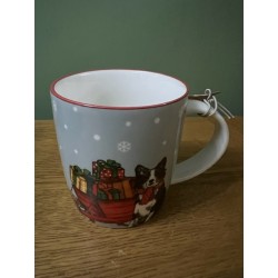 Christmas on the Farm Barrel Mug by Cooksmart