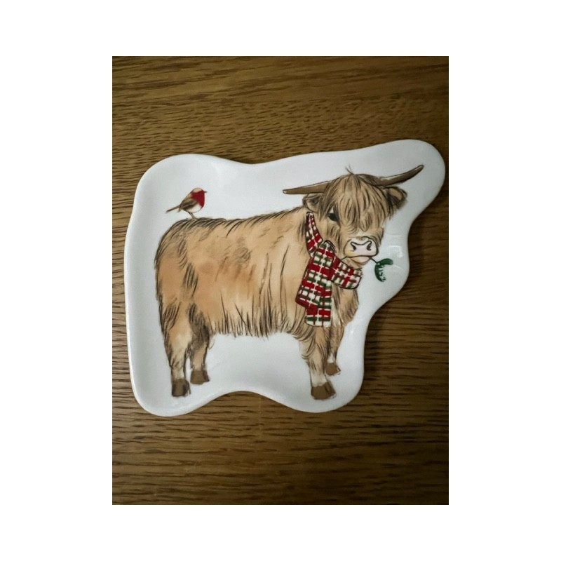 Christmas on the Farm Ceramic Tea Bag Tidy by Cooksmart