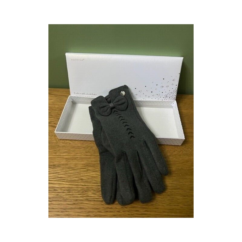 Equilibrium Boxed Gloves - Grey Bow
