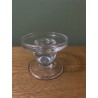 Free Standing Clear Glass Candle Holder