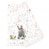 Bree Merryn Donkey & Robin Organic Cotton Pair of Tea Towels