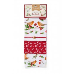 Winter Tale pack of 3 Tea Towels by Cooksmart