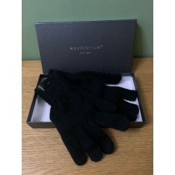 Equilibrium Boxed Gloves - Mens Knitted Black