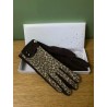 Equilibrium Boxed Gloves -  Leopard Print Brown- Boxed