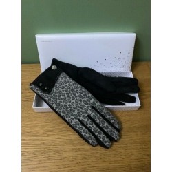 Equilibrium Boxed Gloves -  Leopard Print Black - Boxed