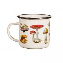 Mushrooms Enamel Mug with...