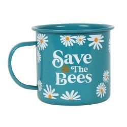 Save the Bees Enamel Mug