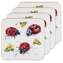 Country Life Ladybird Coasters