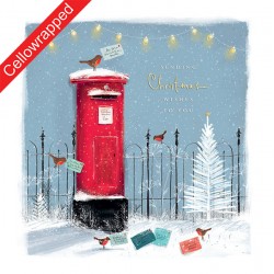 Help Charity Christmas Card pack of 8 Post Box