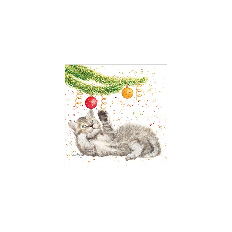 Bree Merryn Christmas Card - Milo Kitten