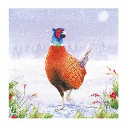Bree Merryn Christmas Card - Preston Pheasant