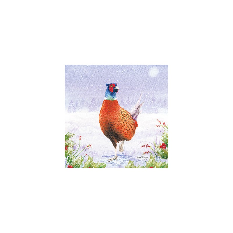 Bree Merryn Christmas Card - Preston Pheasant