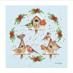 Bree Merryn Christmas Card - Bird House Party