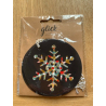 Charcoal Snowflake Tags By Glick
