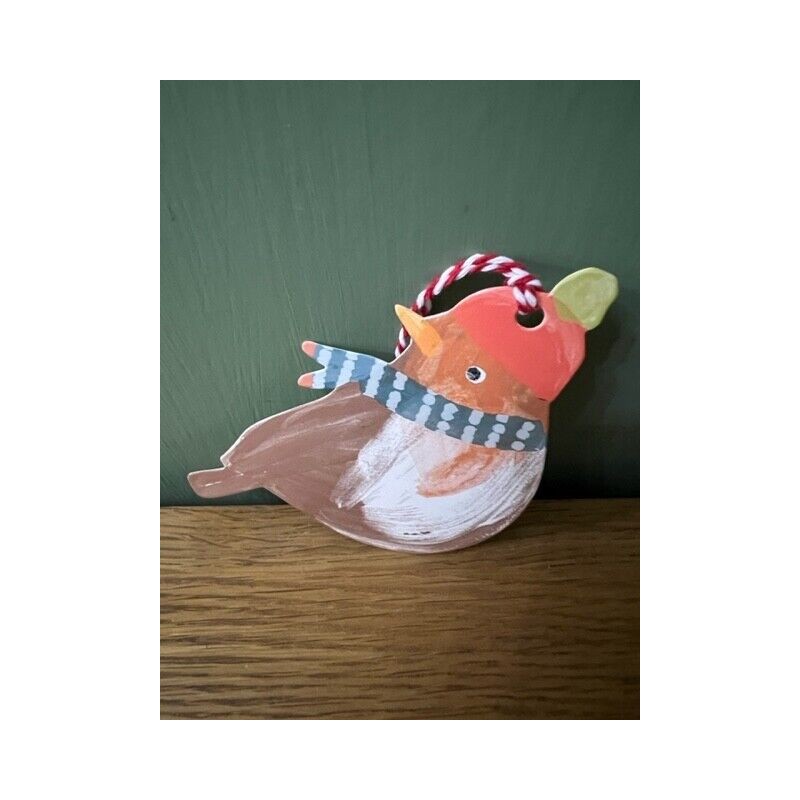 Cosy Robin Shaped Christmas Tags By Glick