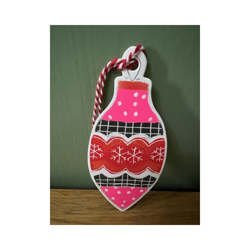 Bauble Shaped Christmas Tags By Glick